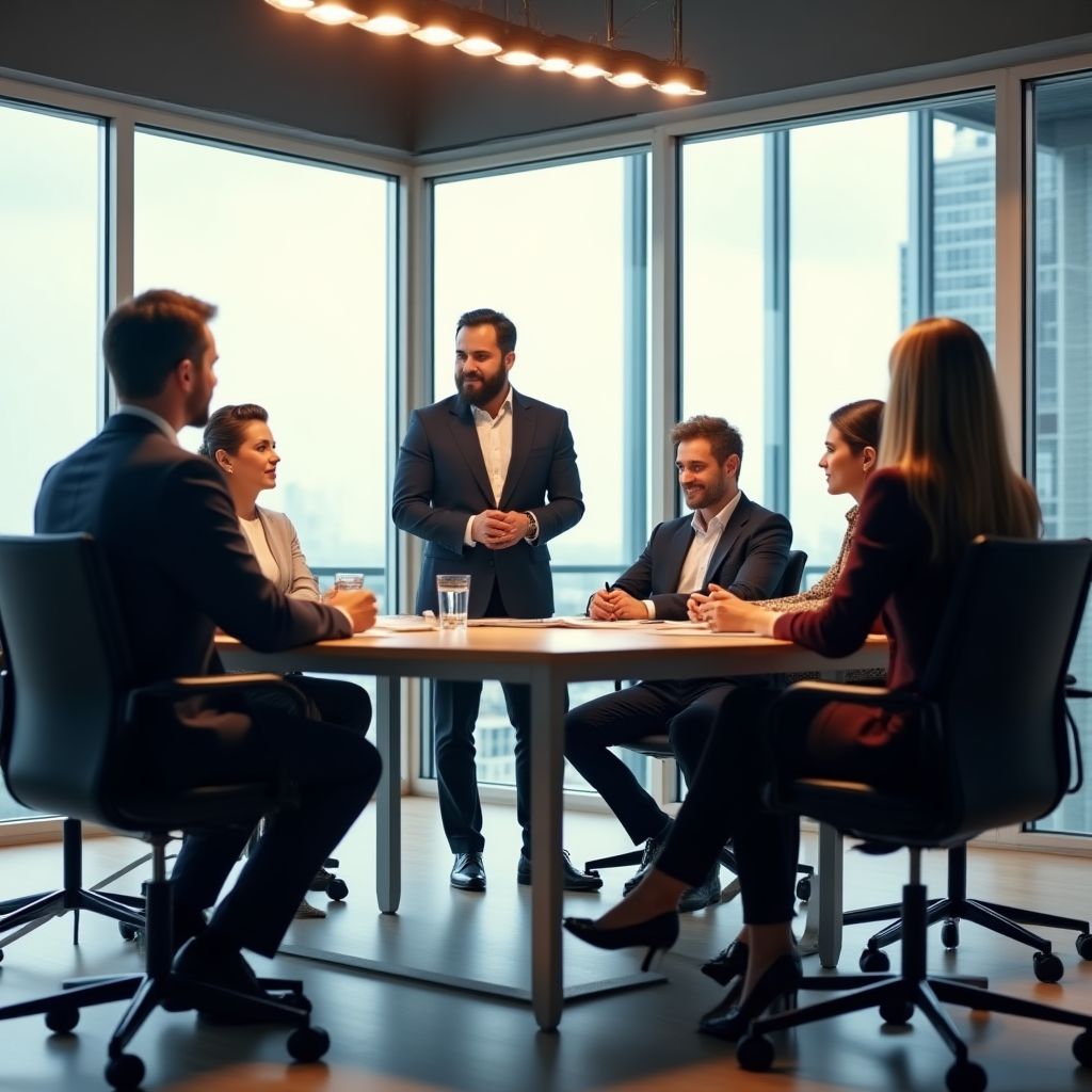 BizCoach ekibi toplantı halinde